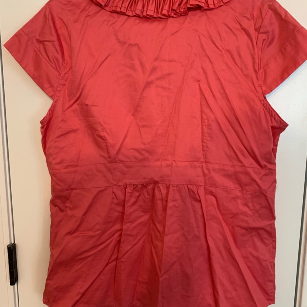 Pink Merona Ruffle Blouse - Picture 2 of 2